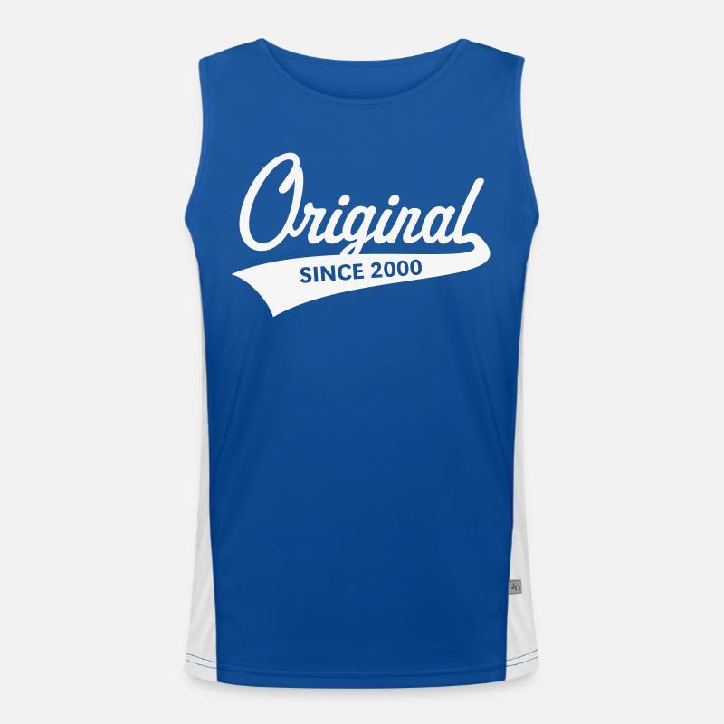 Original Since 2000 (Geburtsjahr, Geburtstag / W) Funktionelles Kontrast-Tank Top für Männer 