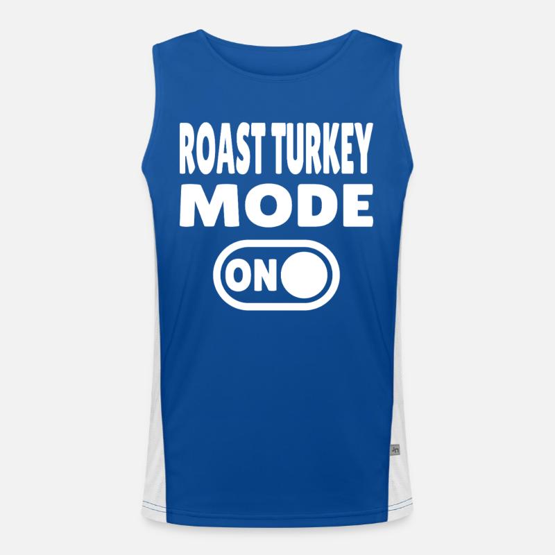 Mode dinde rôtie activé Débardeur respirant contrasté Homme 