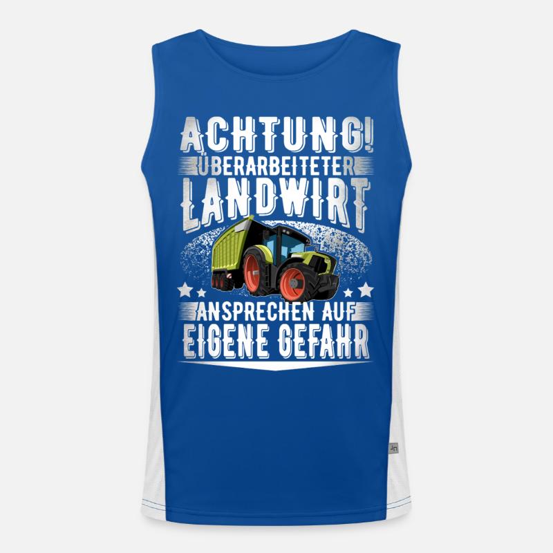 Farmer Men's Functional Contrast Tank Top 