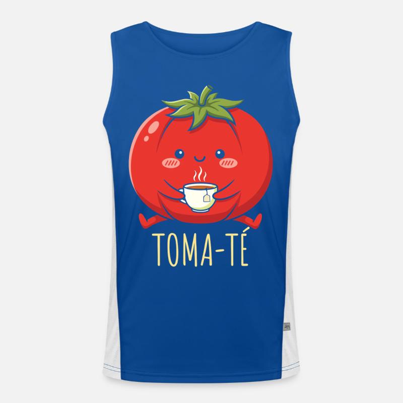 Lustige Spanischlehrerin der Maestra-Schule Funktionelles Kontrast-Tank Top für Männer 