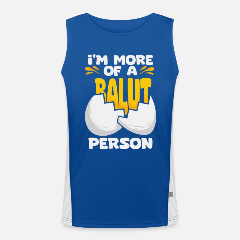 Balut Phillippinen Funktionelles Kontrast-Tank Top für Männer 