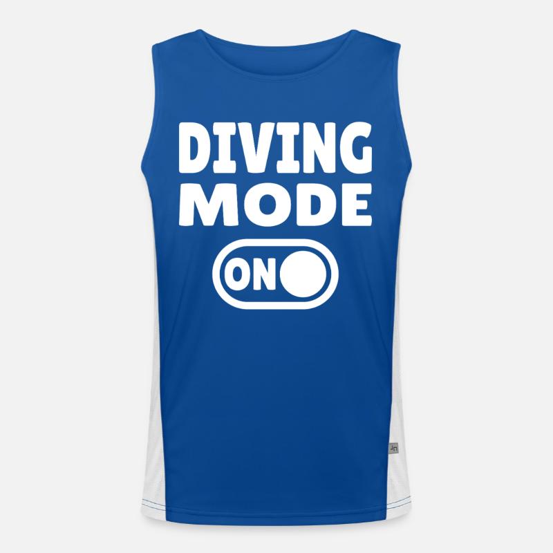 Diving Mode On – Tauchen Men's Functional Contrast Tank Top 