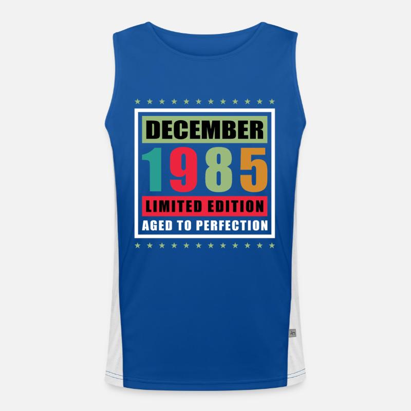 Décembre 1985 Débardeur respirant contrasté Homme 
