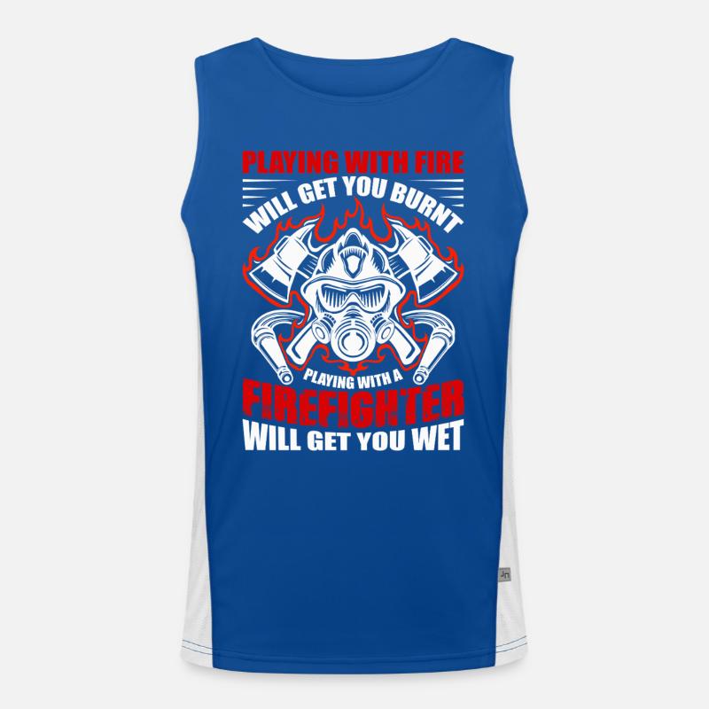 Fire brigade Men's Functional Contrast Tank Top 