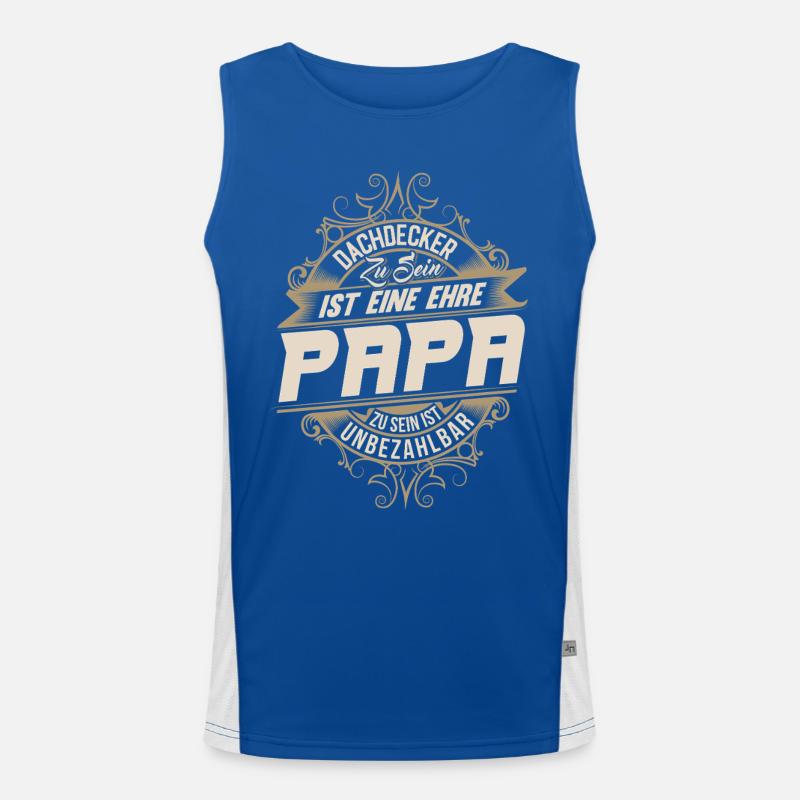 Papa couvreur Débardeur respirant contrasté Homme 