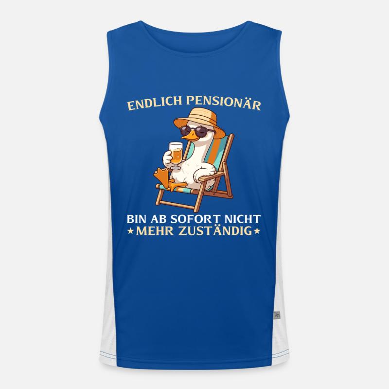 Gans retraité - Plus responsable Adieu Débardeur respirant contrasté Homme 