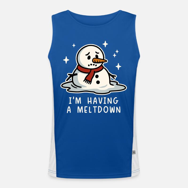 Ich habe einen Zusammenbruch Funktionelles Kontrast-Tank Top für Männer 