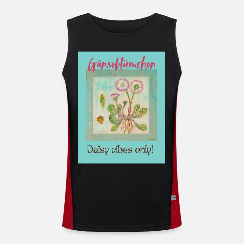 Daisy Vibes Débardeur respirant contrasté Homme 