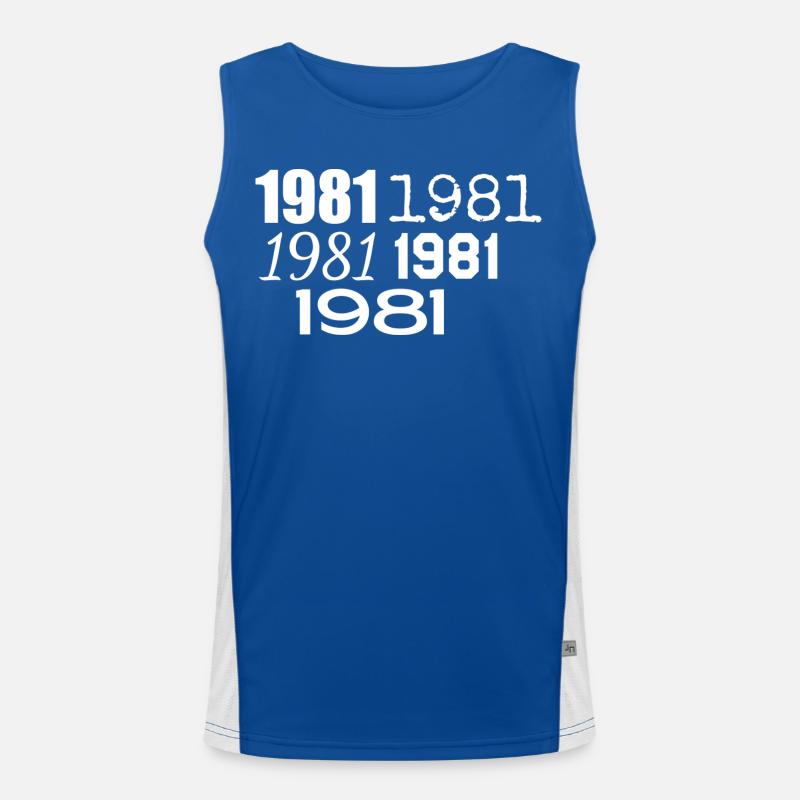 1981 Men's Functional Contrast Tank Top 