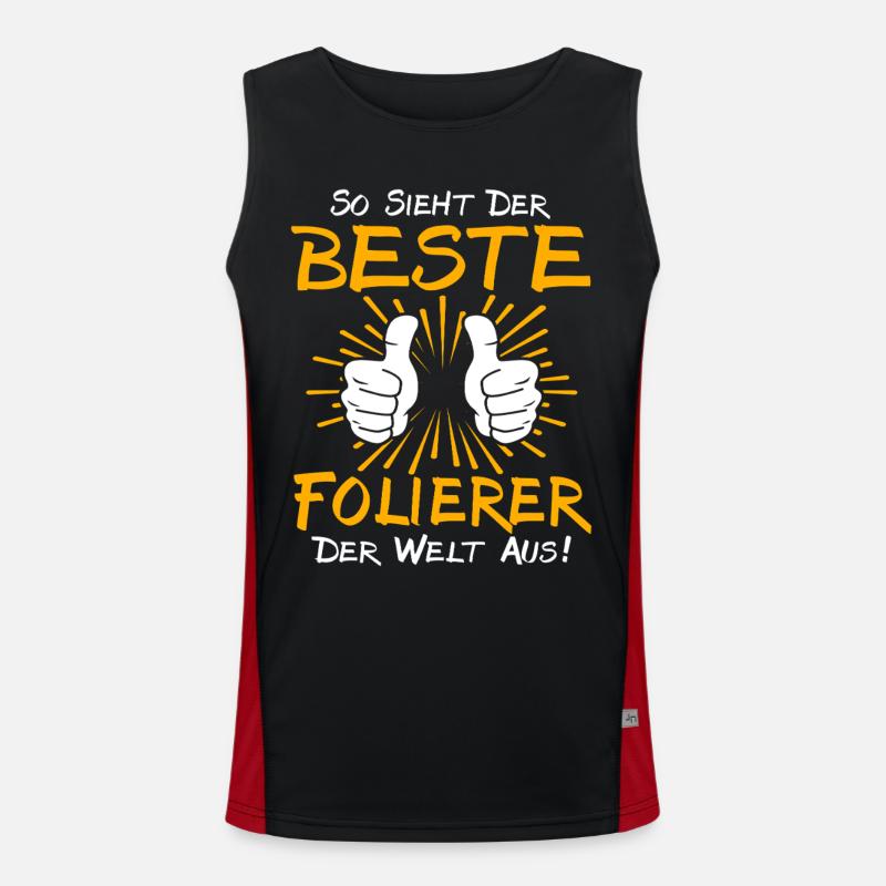 Wrapper Gift Idea Men's Functional Contrast Tank Top 