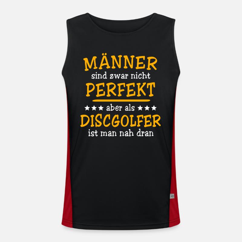 Disc Golfers Disc Golf Débardeur respirant contrasté Homme 