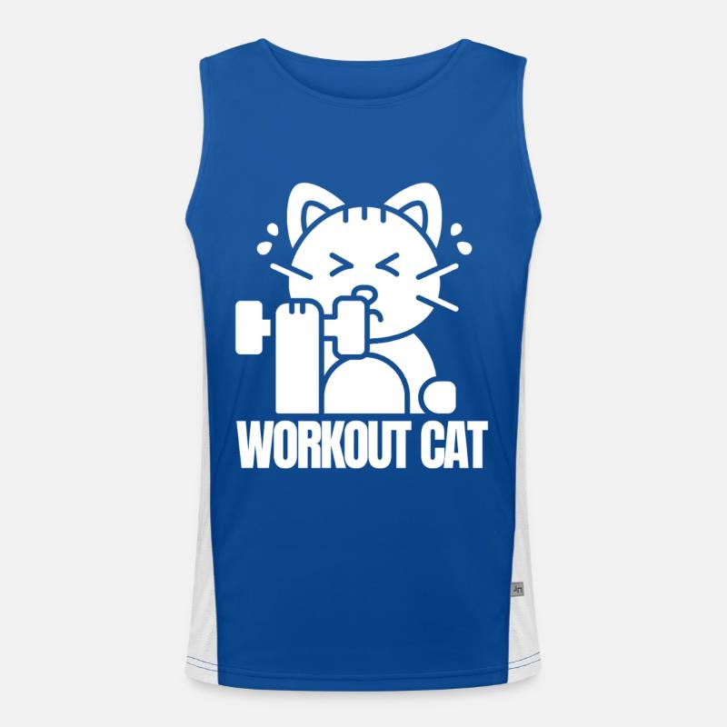Muskelkatzentraining Funktionelles Kontrast-Tank Top für Männer 
