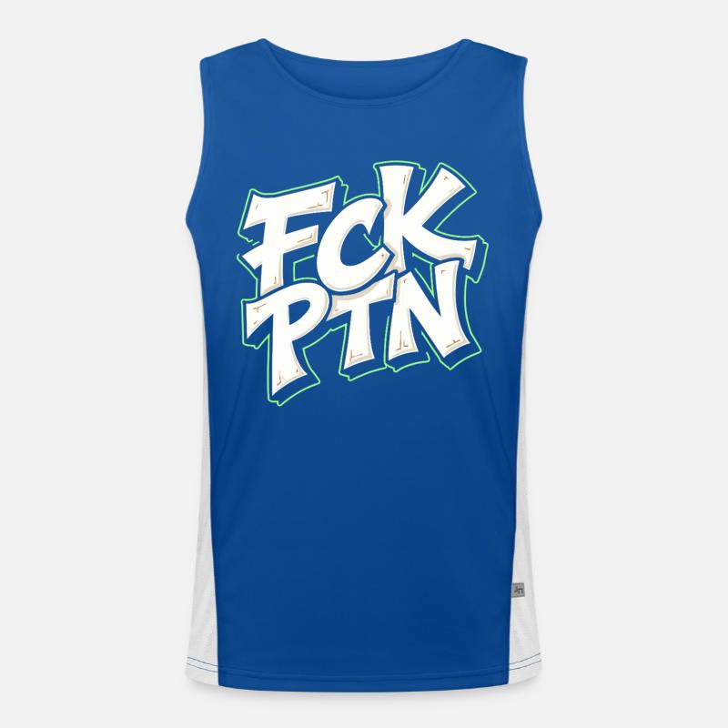 Déclaration anti-Poutine du FCK PTN Débardeur respirant contrasté Homme 