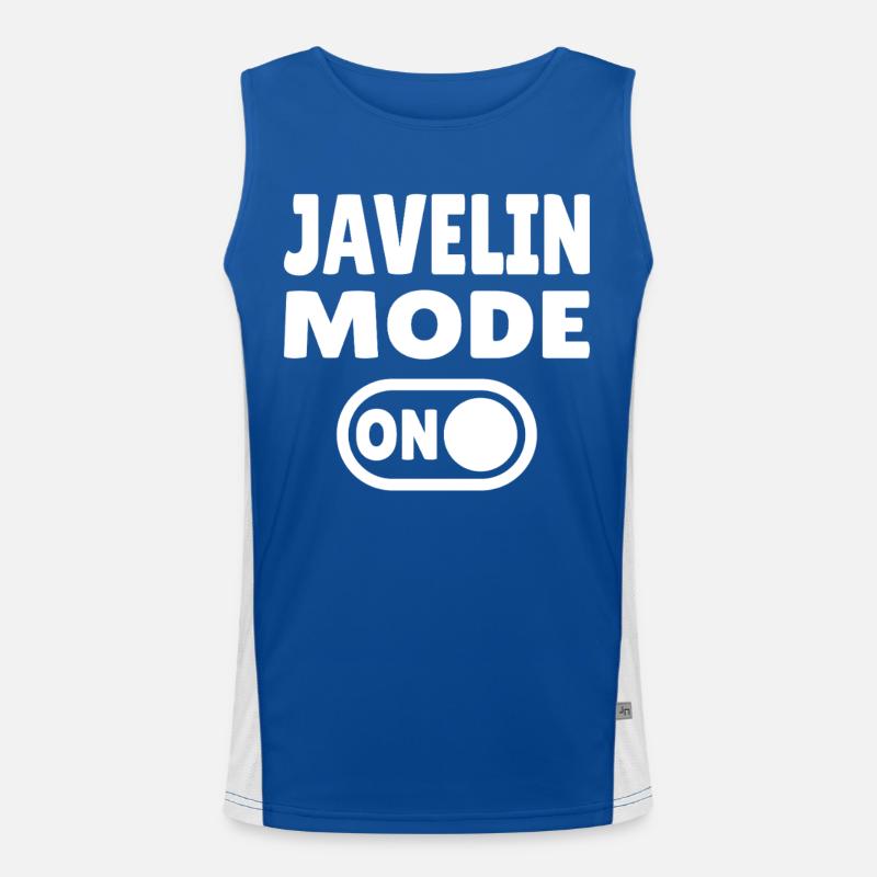 Mode Javelot ACTIVÉ - Lancer de Javelot Débardeur respirant contrasté Homme 
