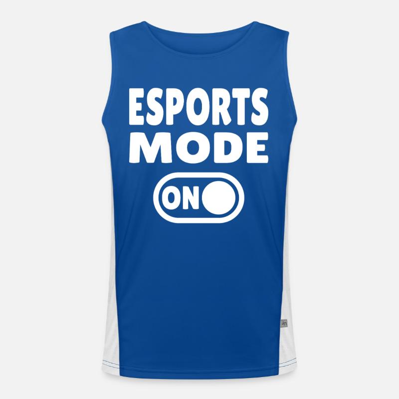 Mode esport ACTIVÉ – Gaming Débardeur respirant contrasté Homme 