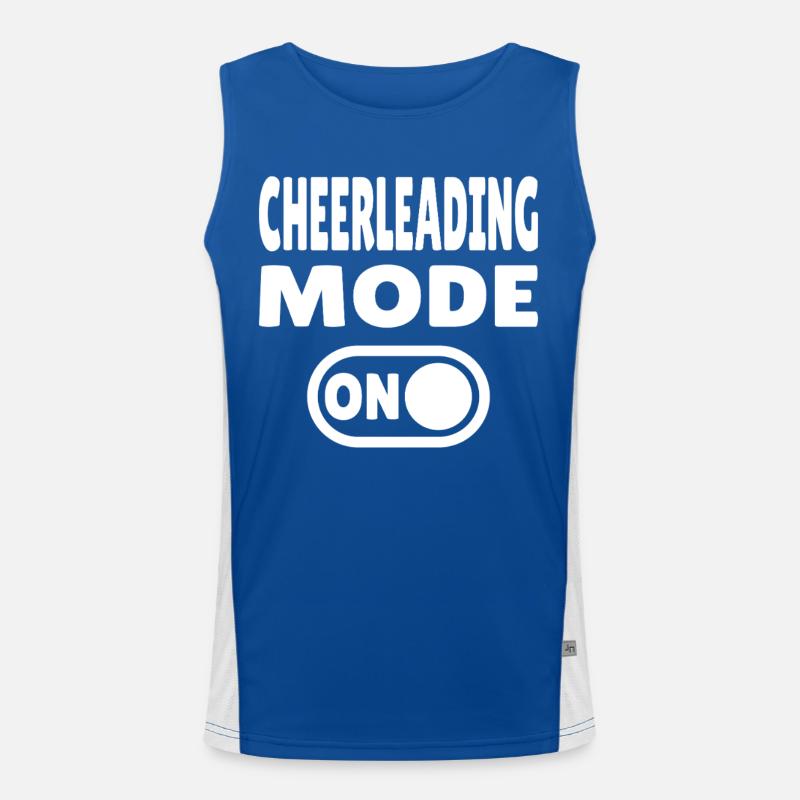Cheerleading Mode ON -  Cheerleader Funktionelles Kontrast-Tank Top für Männer 