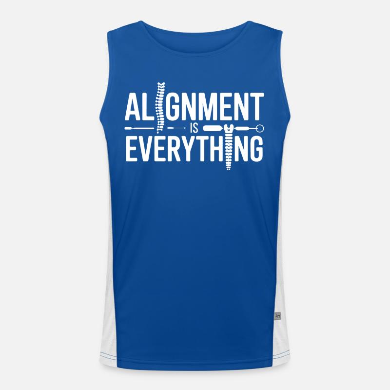 Licensed DC Spine Specialist Structural Therapy  Men's Functional Contrast Tank Top 