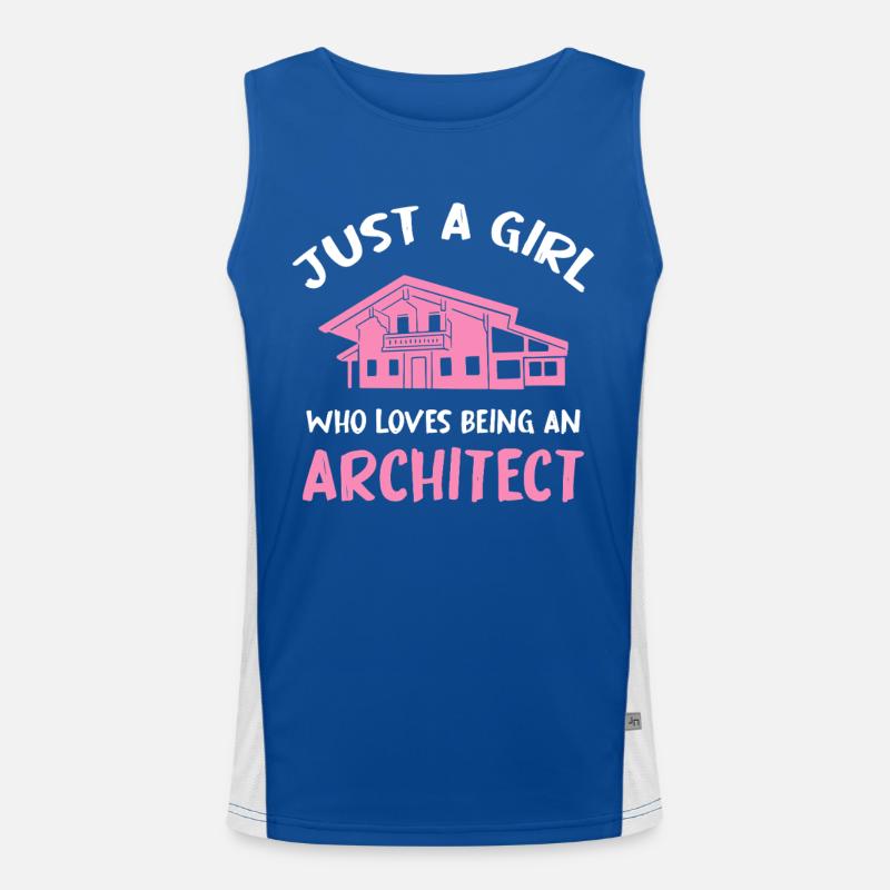 Juste une architecte Débardeur respirant contrasté Homme 