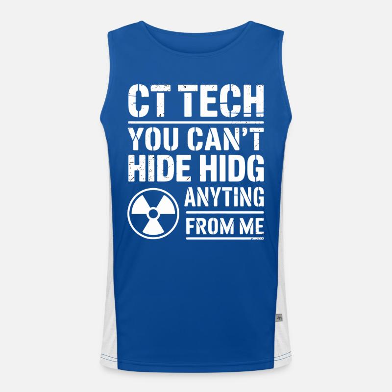 Technicien CT : Rien à cacher Débardeur respirant contrasté Homme 