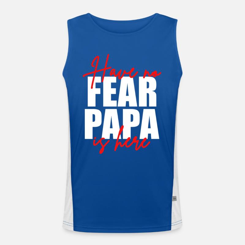 N’aie pas peur, papa est là Débardeur respirant contrasté Homme 
