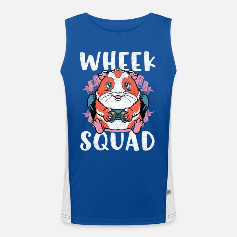 Woche Squad Hamster Gaming Funktionelles Kontrast-Tank Top für Männer 
