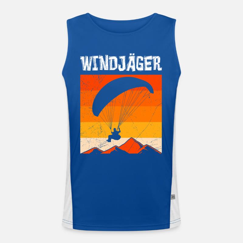Paraglider WINDJÄGER Funny Débardeur respirant contrasté Homme 