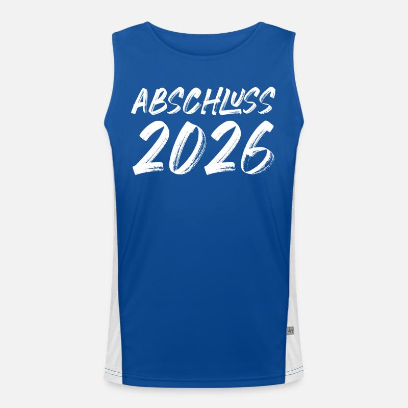 Abschluss 2026 Funktionelles Kontrast-Tank Top für Männer 
