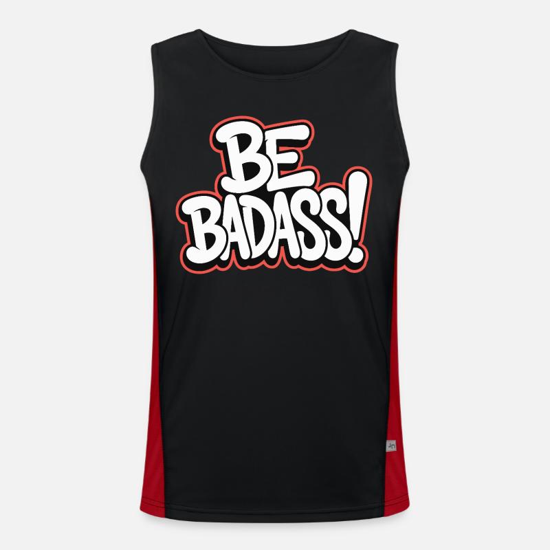 Sei badass Funktionelles Kontrast-Tank Top für Männer 