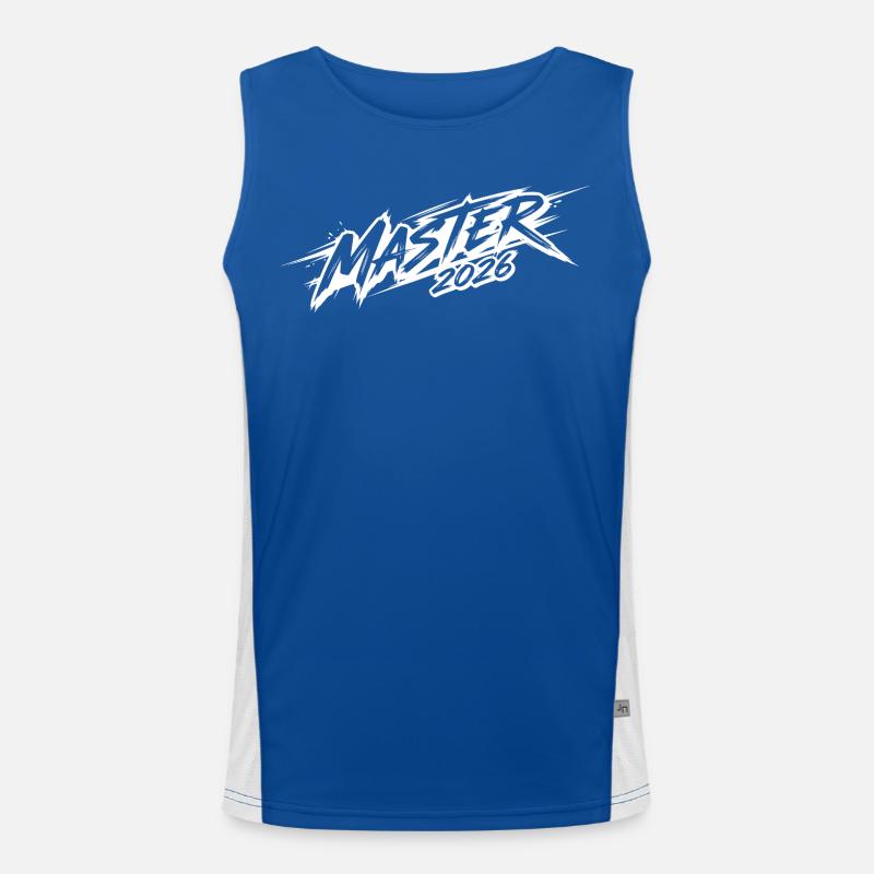 Master 2026 Funktionelles Kontrast-Tank Top für Männer 