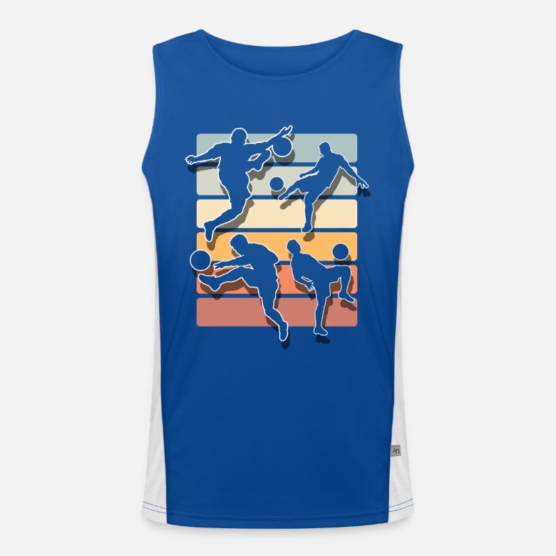 Fußball Funktionelles Kontrast-Tank Top für Männer 