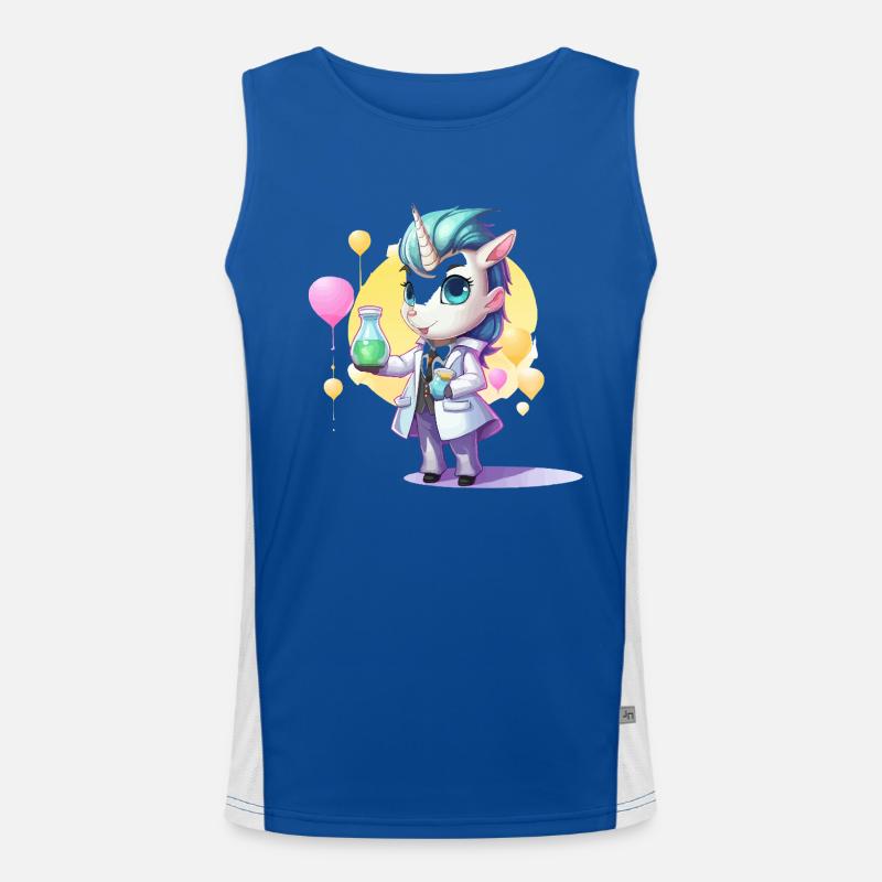 Unicorn Science Lab Men's Functional Contrast Tank Top 