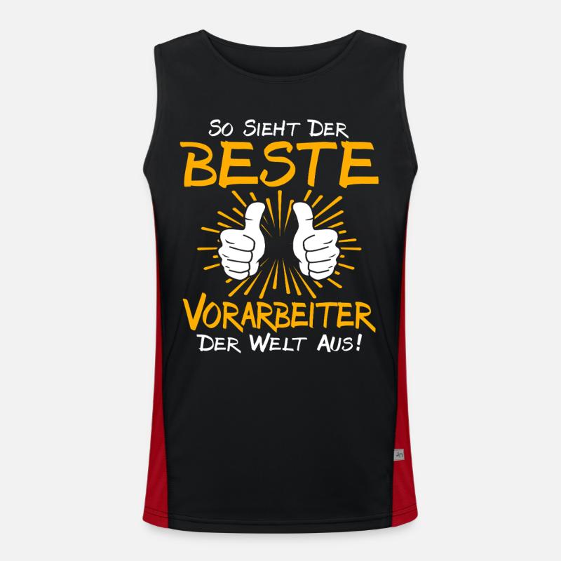 Foreman Gift Idea Men's Functional Contrast Tank Top 