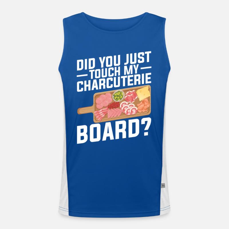 Tableau d’artiste charcuterie avec couvercle de couverture fromage Débardeur respirant contrasté Homme 