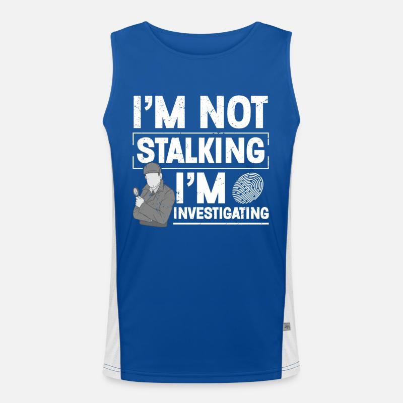  Observation Costume Badge Guard Private Men's Functional Contrast Tank Top 