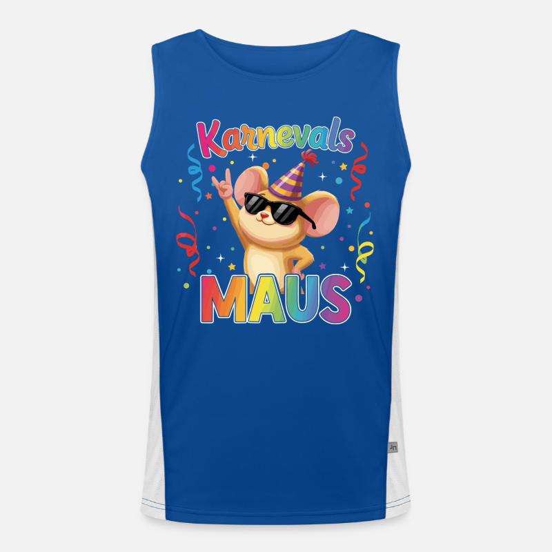 Cadeau de pierre de Carnaval Mouse Cologne Débardeur respirant contrasté Homme 