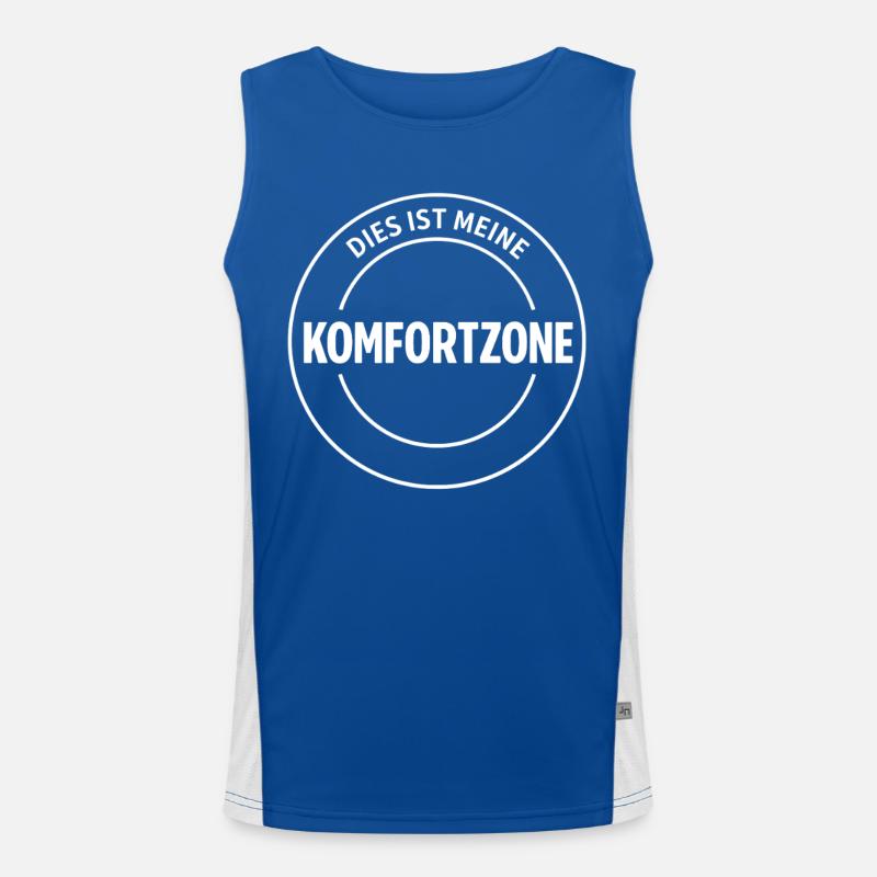 C’est ma zone de confort Débardeur respirant contrasté Homme 