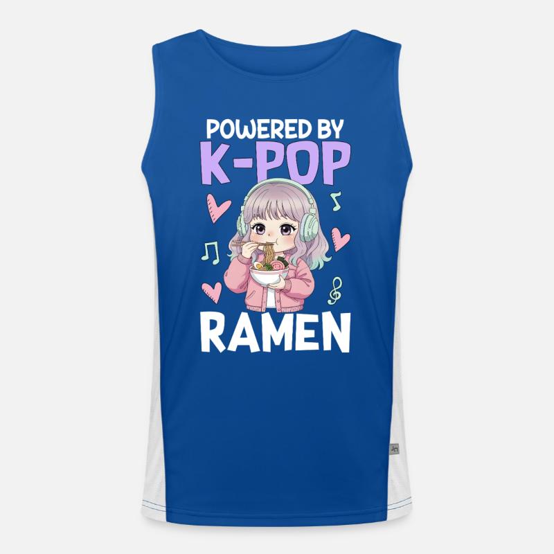 Propulsé par des ramen K-Pop Débardeur respirant contrasté Homme 