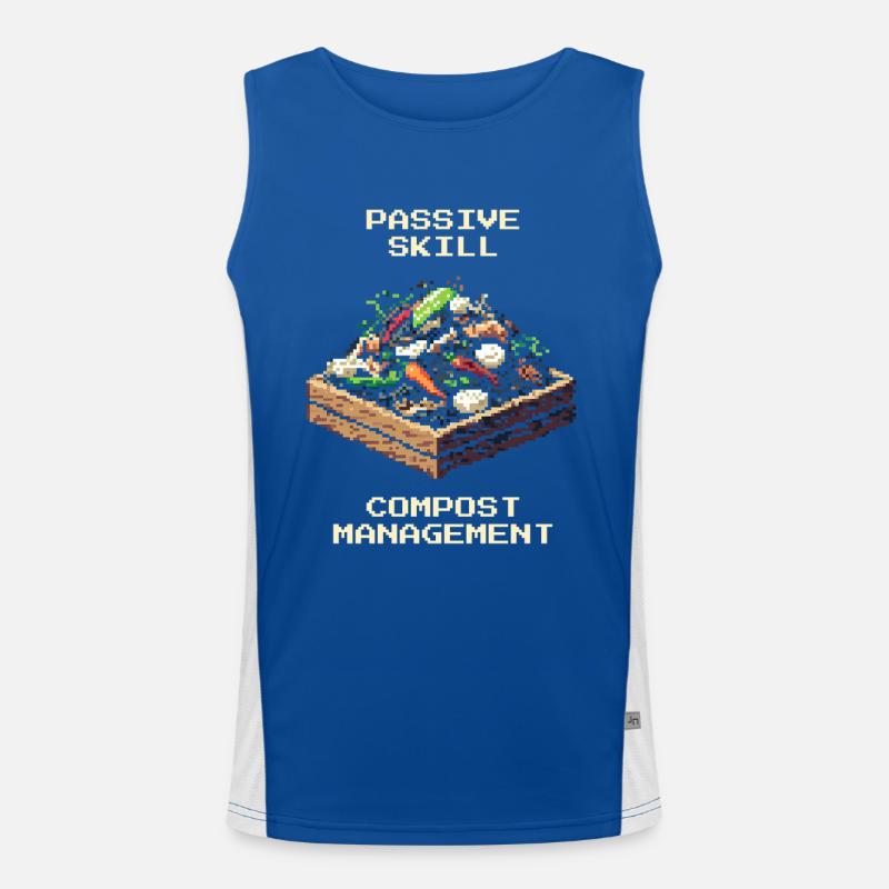 Compost Management | Composting & Garden Men's Functional Contrast Tank Top 