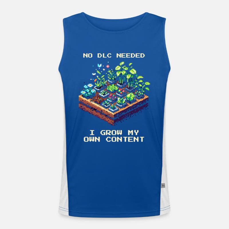 Kein DLC nötig | Selbstversorger Garten Funktionelles Kontrast-Tank Top für Männer 
