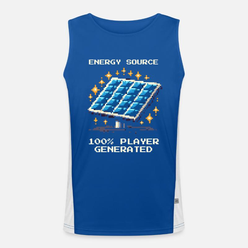 Solar Energy | Offgrid & Self-Sufficiency Men's Functional Contrast Tank Top 
