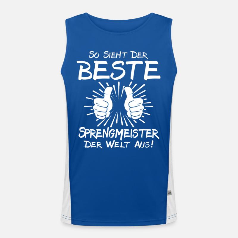 Best demolition expert Men's Functional Contrast Tank Top 