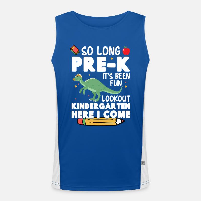 Dinosaurier-Kindergartenkostüm mit Funktionelles Kontrast-Tank Top für Männer 