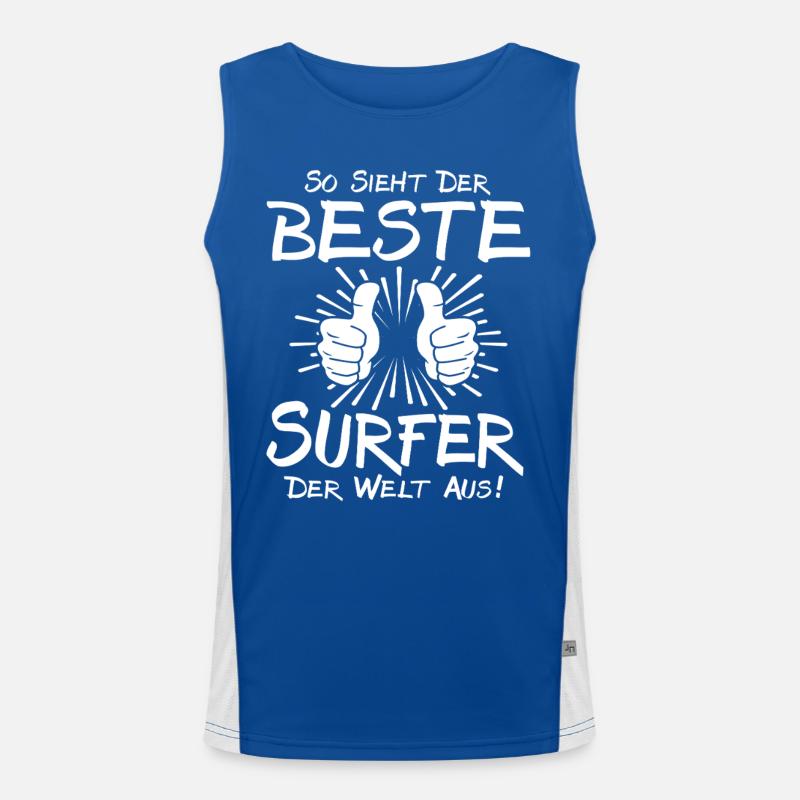 Meilleur Surfeur Débardeur respirant contrasté Homme 