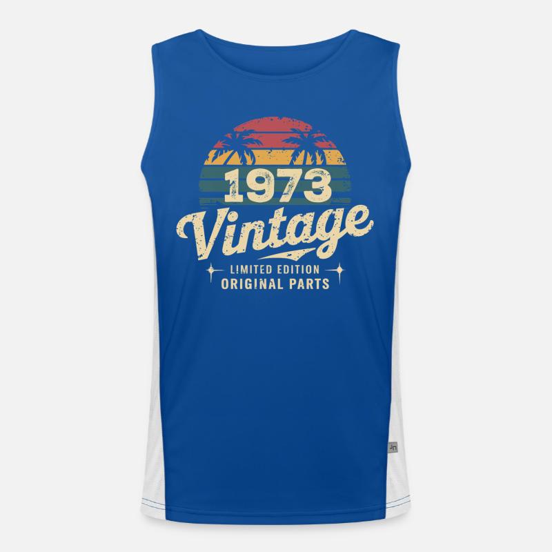 Großartig seit 1973 Geburtstagsgeschenk 1973 Funktionelles Kontrast-Tank Top für Männer 