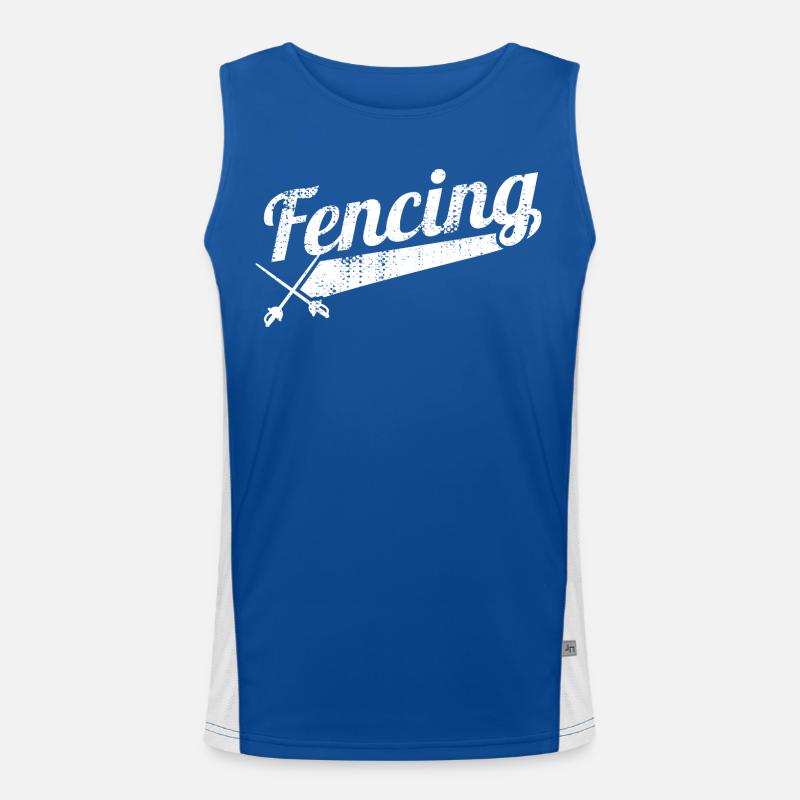 Fechten Funktionelles Kontrast-Tank Top für Männer 