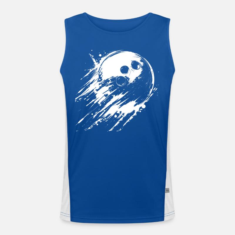 Bowlingkugel Funktionelles Kontrast-Tank Top für Männer 