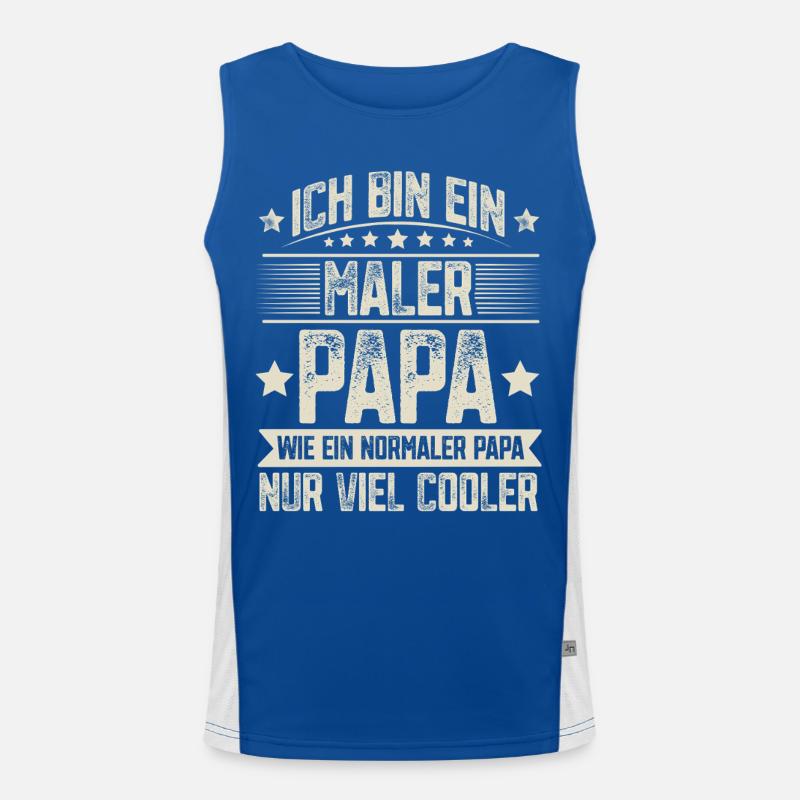 Painter Dad Men's Functional Contrast Tank Top 