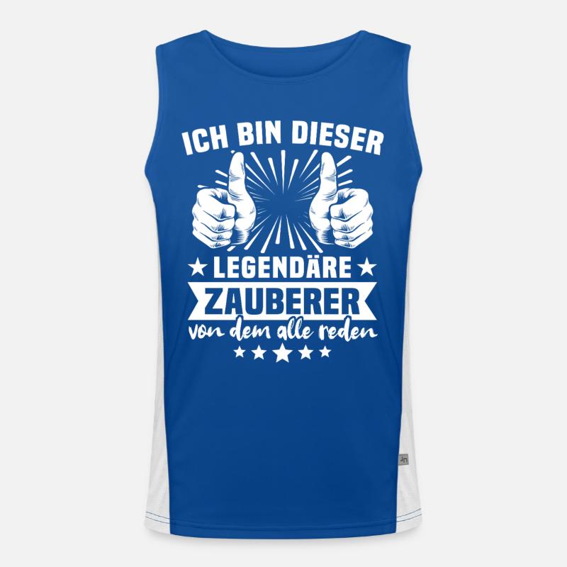 Wizard Legend Men's Functional Contrast Tank Top 