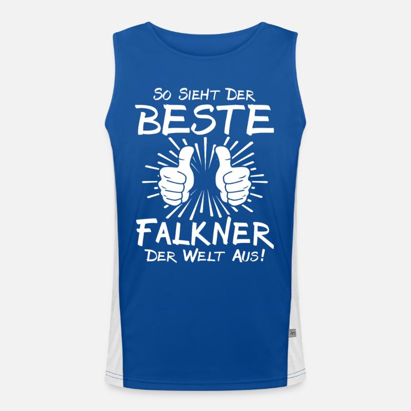 Best Falconer Men's Functional Contrast Tank Top 