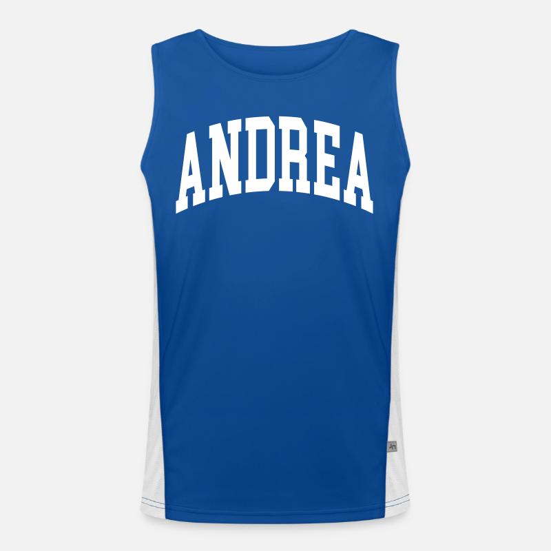 Andrea Funktionelles Kontrast-Tank Top für Männer 